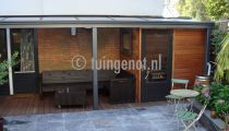 106.eiken houten veranda vrijstaand de Meern in Utrecht