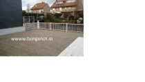 44. eikenhouten veranda met zijkant