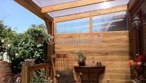 34:aluminium zijwand voor een veranda